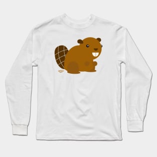 Canada Beaver Long Sleeve T-Shirt